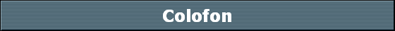 Colofon